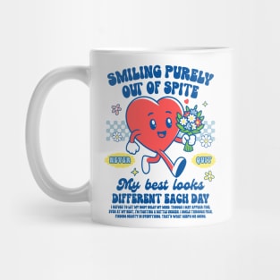 Chronic Illness Spoonie EDS POTS Smiling Purely Out Of Spite Mug